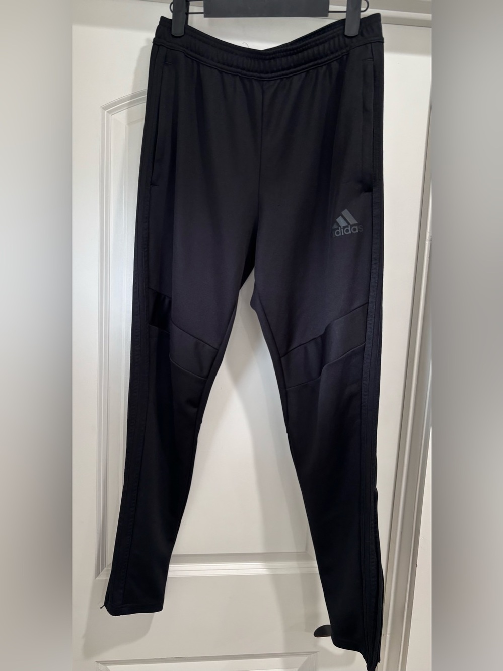 adidas Black Slim Performance Track Pants